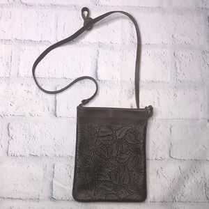 🔹Leatherock Tooled Leather Small Bag